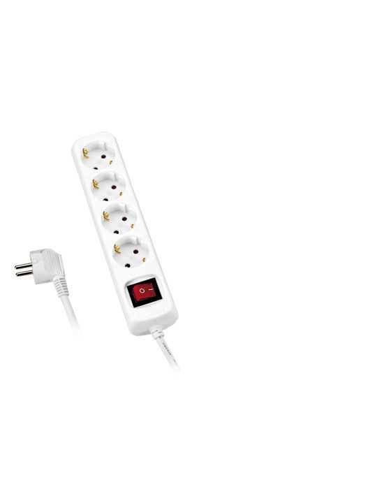 Base múltiple con interruptor 3 enchufes cable 3 m ALYCO