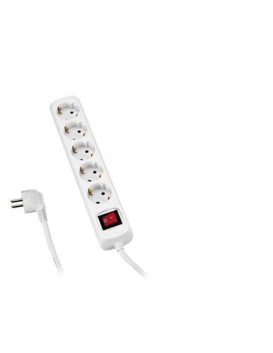 Base múltiple con interruptor 3 enchufes cable 3 m ALYCO