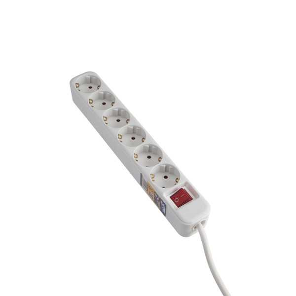 Base múltiple con interruptor 4 enchufes cable 3 m ALYCO