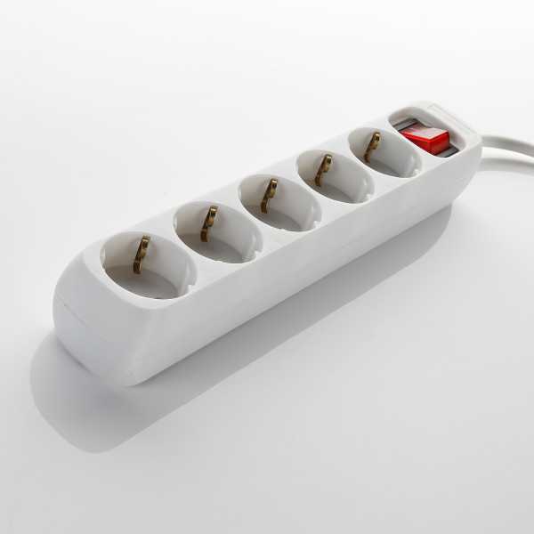 Base múltiple con interruptor 4 enchufes cable 3 m ALYCO