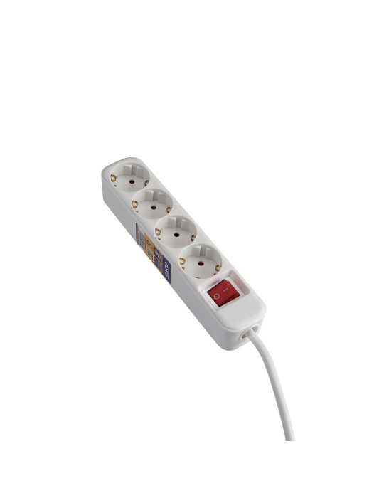 Base múltiple con interruptor 5 enchufes cable 3 m ALYCO