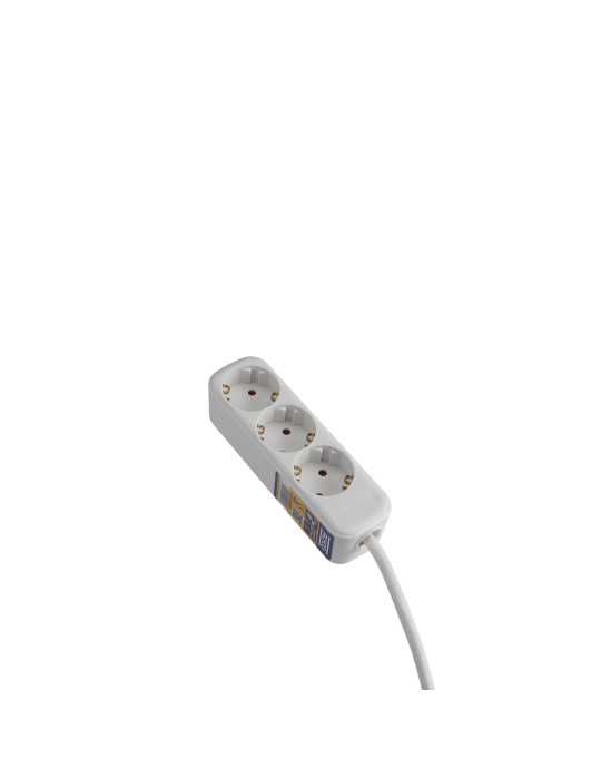 Base múltiple 3 enchufes cable 1,4 m ALYCO