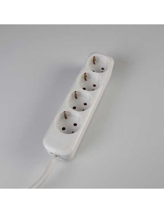 Base múltiple 3 enchufes cable 1,4 m ALYCO