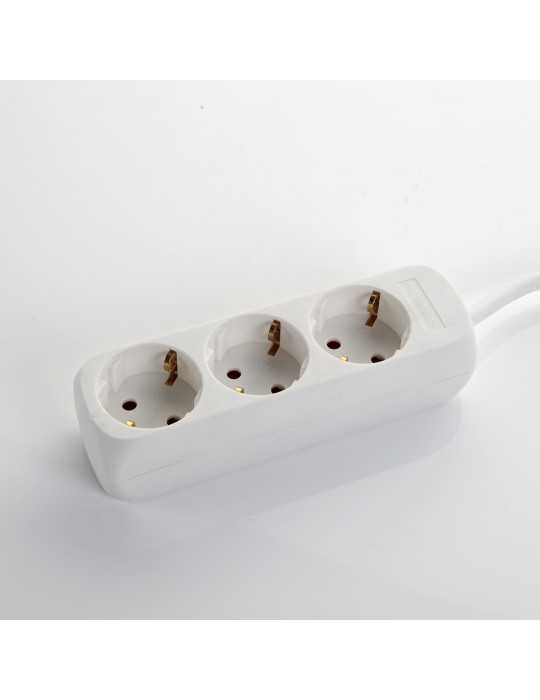 Base múltiple 3 enchufes cable 1,4 m ALYCO