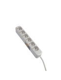 Base múltiple 4 enchufes cable 1,4 m ALYCO