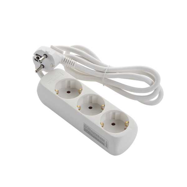 Base múltiple 6 enchufes cable 1,4 m ALYCO