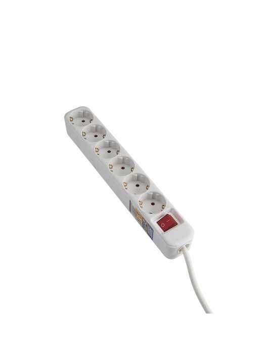 Base múltiple con interruptor 3 enchufes cable 1,4 m ALYCO