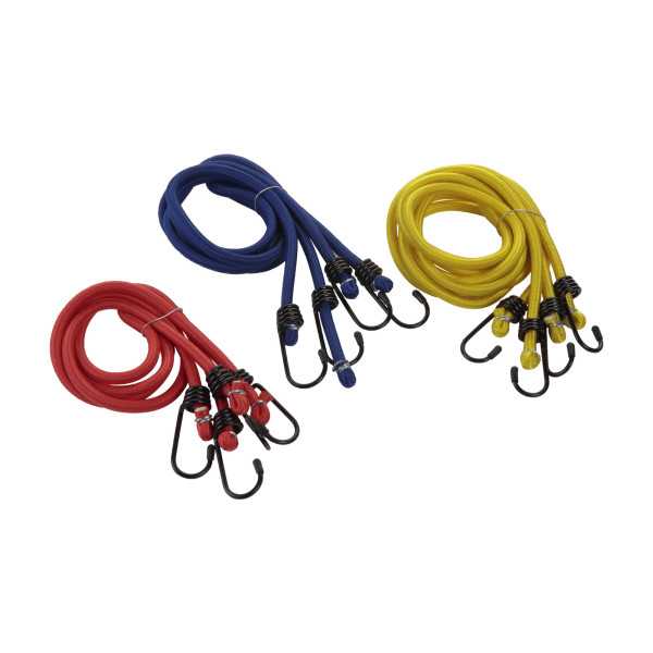 Set de 6 pulpos de goma elástica ALYCO