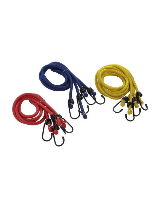 Set de 6 pulpos de goma elástica ALYCO
