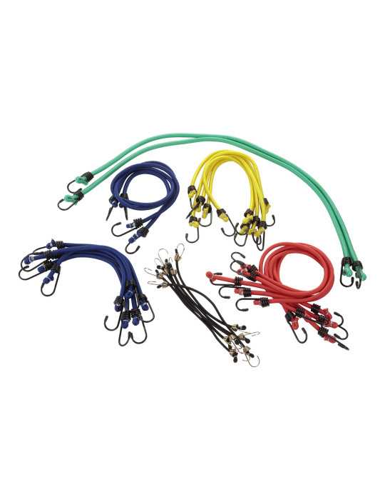 Set de 25 pulpos de goma elástica ALYCO