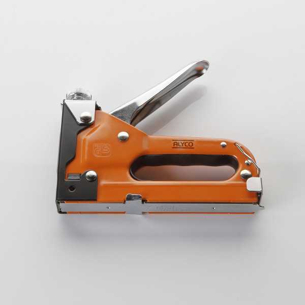 Grapadora manual con 600 grapas ALYCO ORANGE