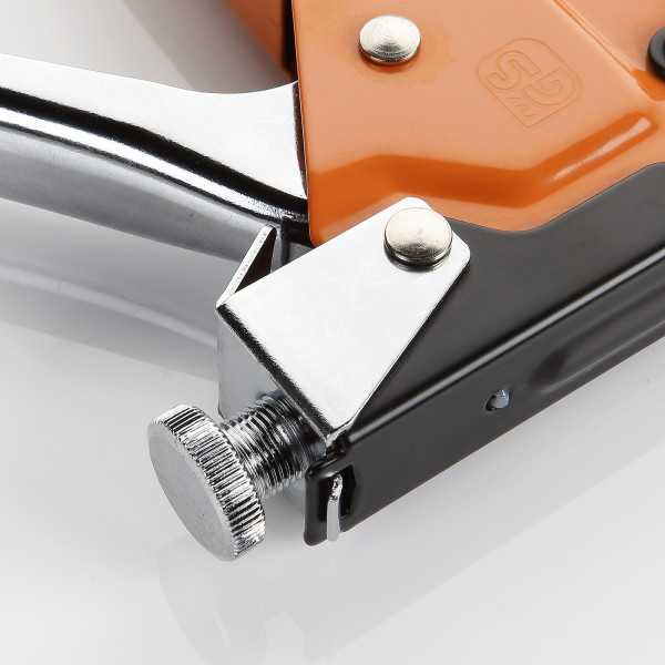 Grapadora manual 3 en 1 con 600 grapas ALYCO ORANGE