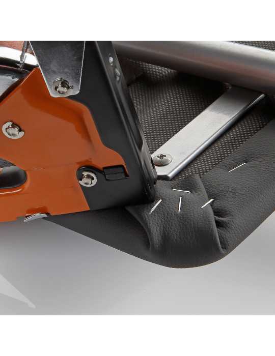 Grapadora manual 3 en 1 con 600 grapas ALYCO ORANGE