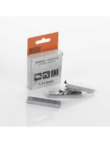 Caja 1000 grapas tipo U para grapadora ALYCO ORANGE 2