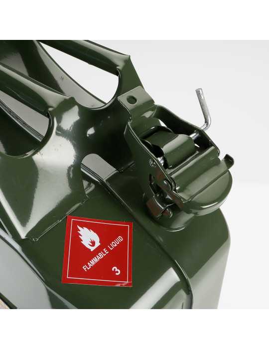 Bidón metálico Jerrycan 20 litros con boca flexible ALYCO