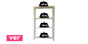 OFFICLICK Metal 200 Kg 4 Baldas